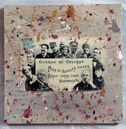 War on celibacy 20 x 20 x 1 cm