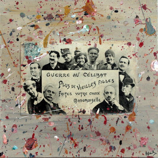 War on celibacy 20 x 20 x 1 cm